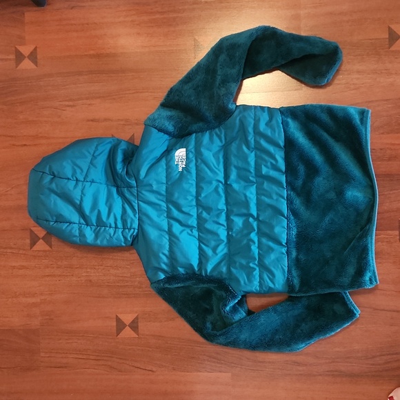 Girls The North Face Sherpa Mashup Jacket Size 10 - Picture 3 of 3